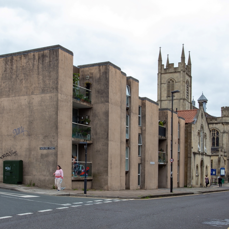 6 Jaguar House hides behind the Royal Crescent
